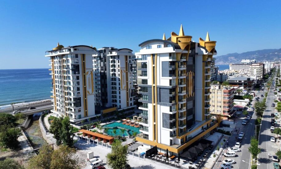 Beachfront Furnished 5 Room Apartment For Sale In Mahmutlar Alanya 1