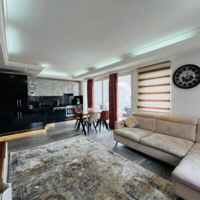 Billig møblert 3 roms leilighet til salgs i Cikcilli Alanya 5