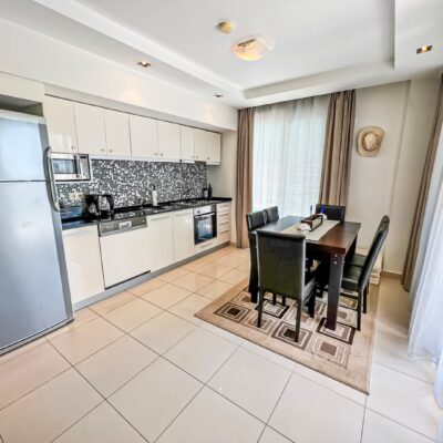 Goedkoop gemeubileerd 3 kamer appartement te koop in Oba Alanya 16