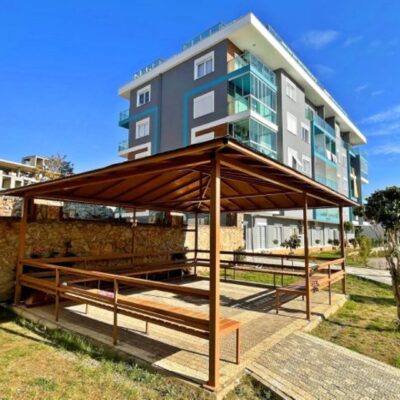 Billig møblert 3 roms leilighet til salgs i Oba Alanya 18