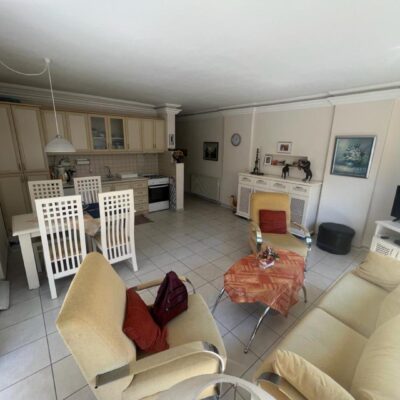 Billig möblerad 3 rums lägenhet till salu i Oba Alanya 30