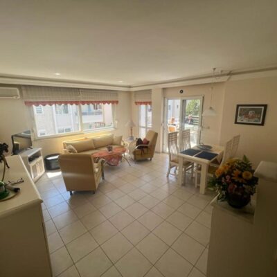 Billig möblerad 3 rums lägenhet till salu i Oba Alanya 32