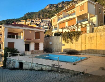 Billigt möblerad 4 rum duplex till salu i Bektas Alanya 1
