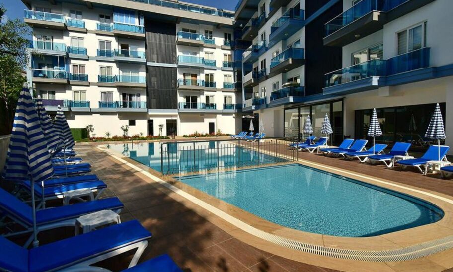 Full Activity 2 Room Flat For Sale In Oba Alanya 1