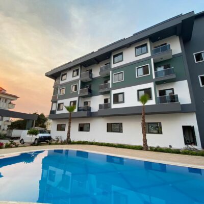 Möblierte 2-Zimmer-Wohnung zum Verkauf in Oba Alanya 8