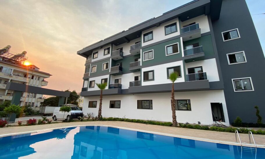 Möblierte 2-Zimmer-Wohnung zum Verkauf in Oba Alanya 8