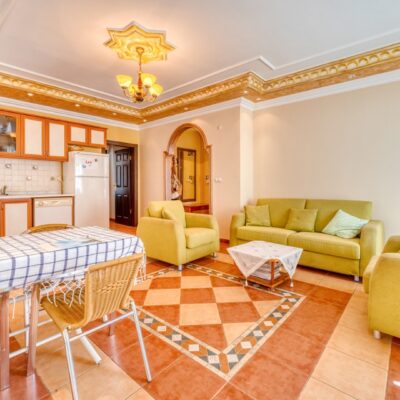 Møblert billig 3 roms leilighet til salgs i Alanya 6
