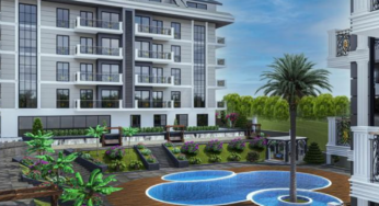AYL-2803 – Oba Alanya Turkey New Built Cheap Apartment for sale 3 Room