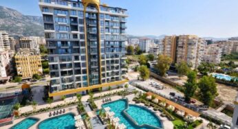 Mahmutlar Alanya Turkey Cebeci Towers 2 Room Apartment for sale Price 180000 Euro