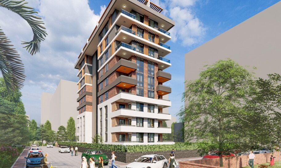 Alanya Mahmutlar'da Satılık Projeden 3 Odalı Penthouse Dubleks 1