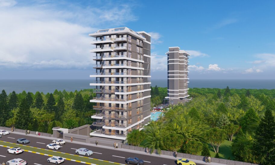 Beachfront Apartments From Project For Sale In Mahmutlar Alanya 13
