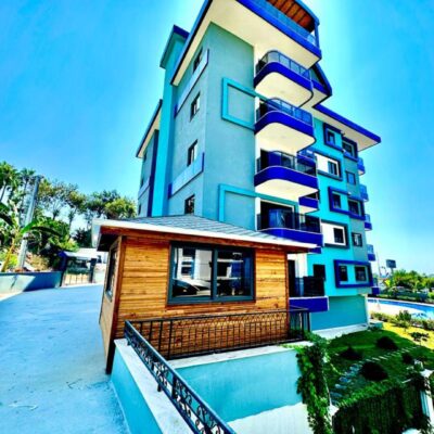 Möblierte 2-Zimmer-Wohnung am Strand zum Verkauf in Kargicak Alanya 2