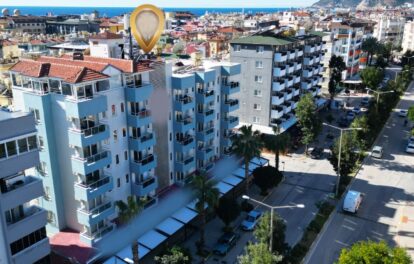 Sentral møblert 3 roms leilighet til salgs i Alanya 1