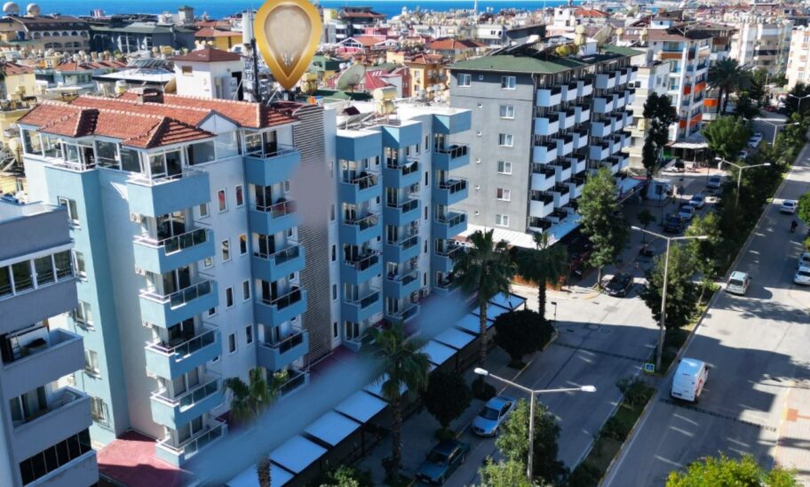 Zentral möblierte 3-Zimmer-Wohnung zum Verkauf in Alanya 1