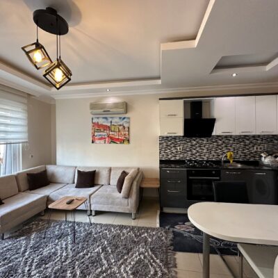 Cheap Furnished 2 Room Flat For Sale In Mahmutlar Alanya 47