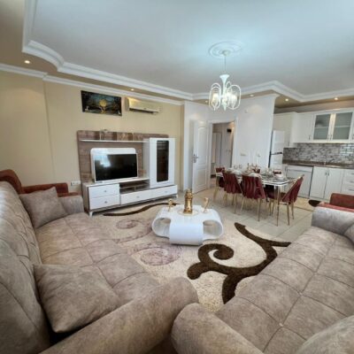 Billig møbleret 3 værelses lejlighed til salg i Mahmutlar Alanya 6