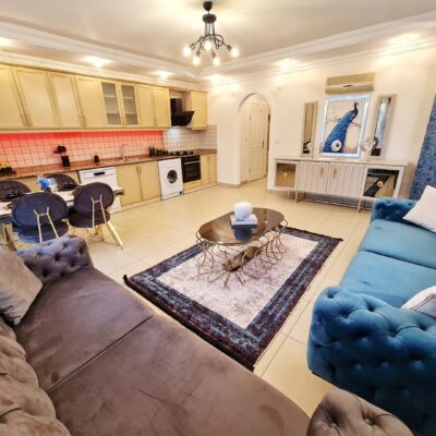 Billig møblert 3 roms leilighet til salgs i Mahmutlar Alanya 37