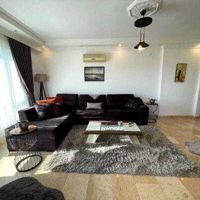 Billig møblert 3 roms leilighet til salgs i Tosmur Alanya 9