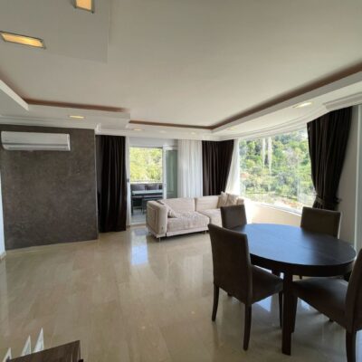 Billig Møblert 4-roms duplex til salgs i Bektas Alanya 5