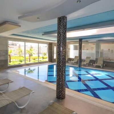Close To Sea Furnished 3 Room Apartment For Sale In Kestel Alanya 3