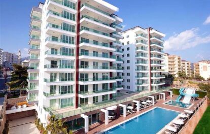 Full Activity Furnished 2 Room Flat For Sale In Tosmur Alanya 15