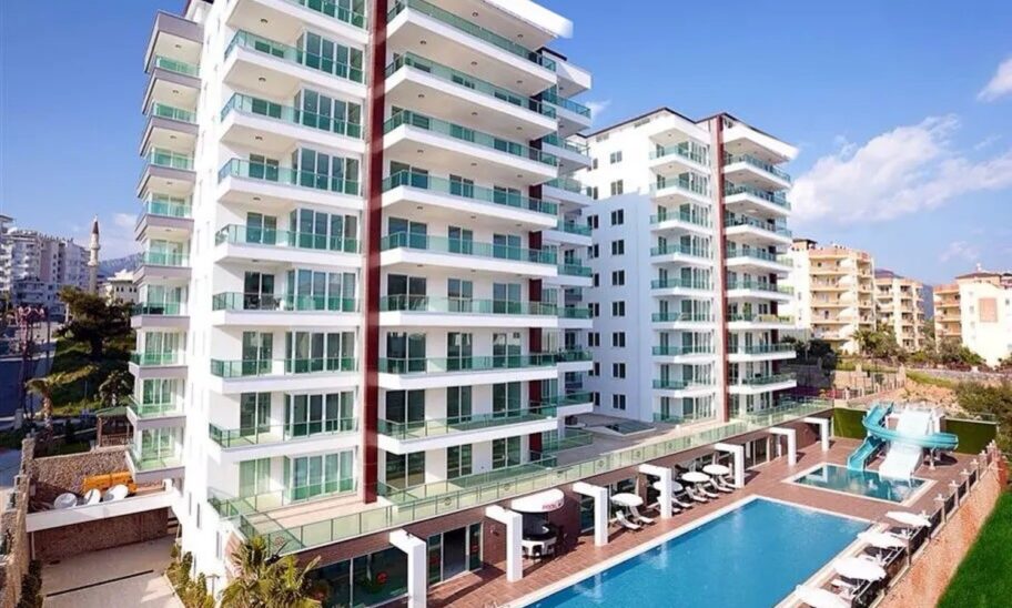 Full Activity Furnished 2 Room Flat For Sale In Tosmur Alanya 15