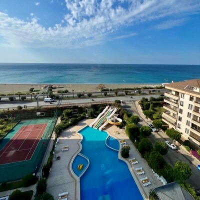 Prodaje se luksuzno namješten 4-soban stan s pogledom na more u Tosmur Alanya 5