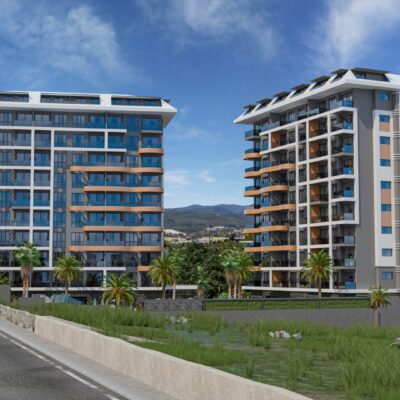 Klar til å flytte leiligheter fra prosjekt til salgs i Avsallar Alanya 2