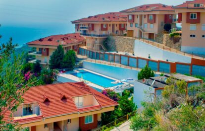 Sea View Cheap 3 Room Apartment For Sale In Kargicak Alanya 1
