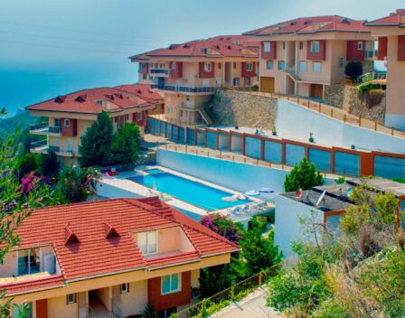 Sea View Cheap 3 Room Apartment For Sale In Kargicak Alanya 1