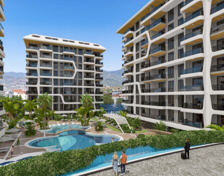Suitable For Citizenship Apartments From Project For Sale In Tosmur Alanya 8