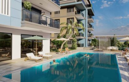 Suitable For Settlement 3 Room Duplex For Sale In Oba Alanya 1