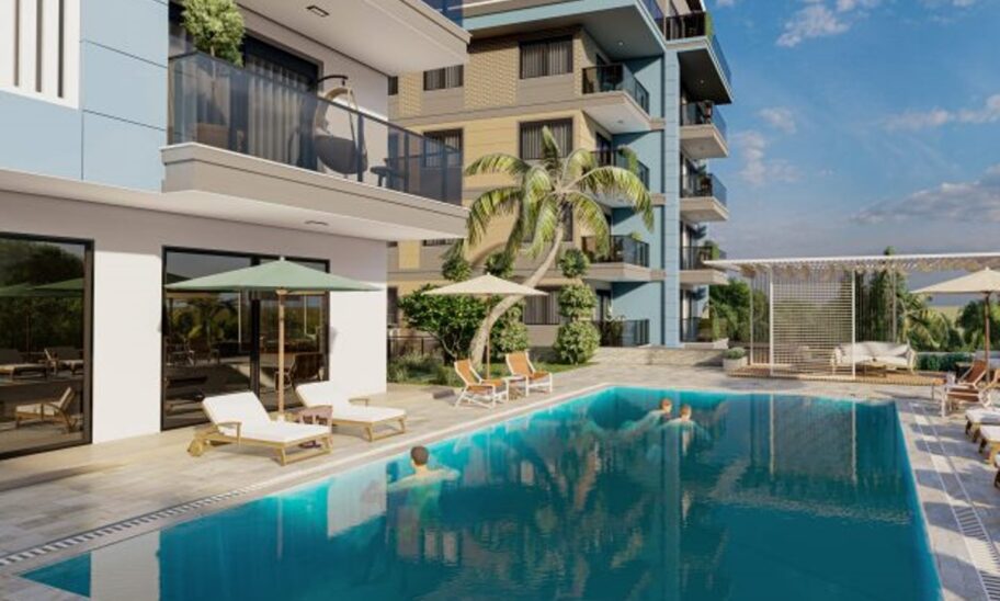 Suitable For Settlement 3 Room Duplex For Sale In Oba Alanya 1