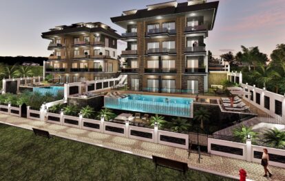 Apartments From Project For Sale In Cikcilli Alanya 4