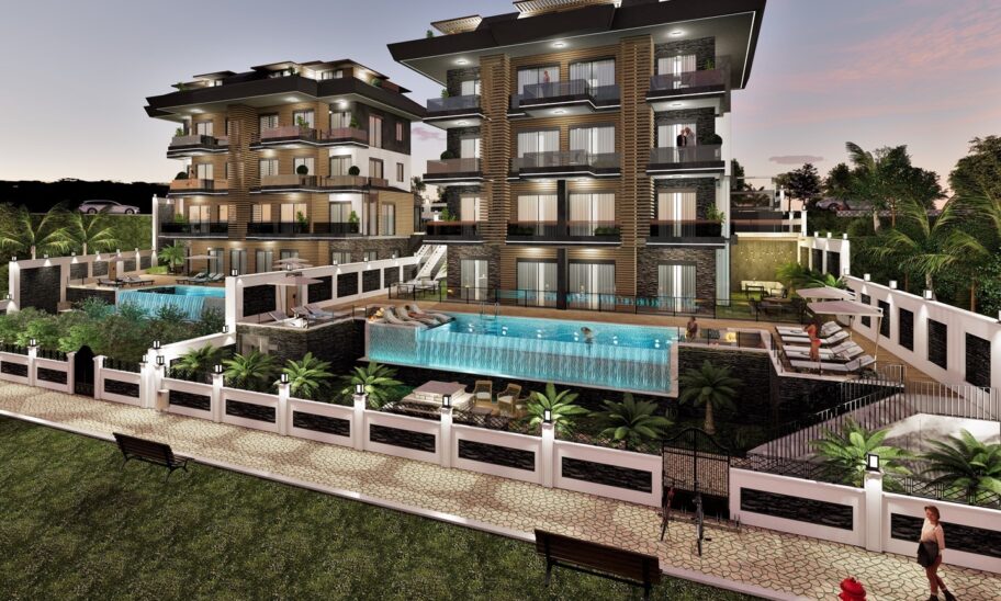 Apartments From Project For Sale In Cikcilli Alanya 4