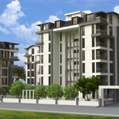 Projektin asuntoja myytävänä osoitteessa Gazipasa Antalya 2