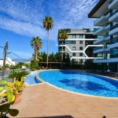 Beachfront Furnished 3 Room Apartment For Sale In Kargicak Alanya 12
