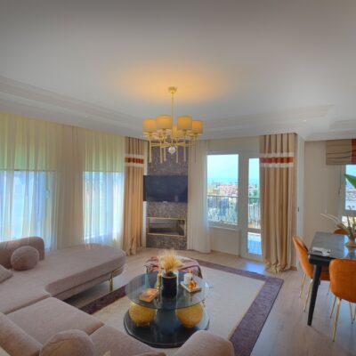 Central Furnished 3 Room Apartment For Sale In Alanya 6