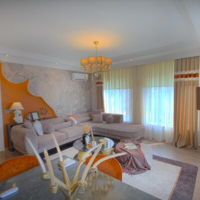 Sentral møblert 3 roms leilighet til salgs i Alanya 9