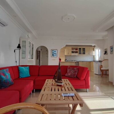 Billig møblert 3 roms leilighet til salgs i Tosmur Alanya 8