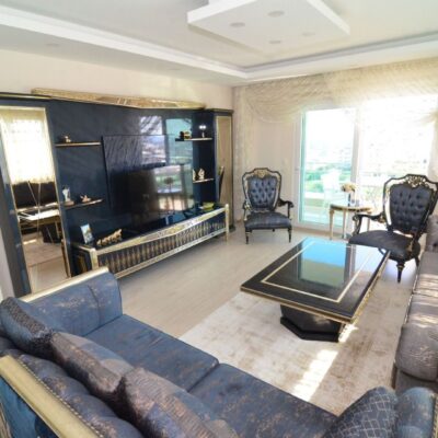 Billigt Lyxmöblerad 5-rums duplex till salu i Payallar Alanya 3