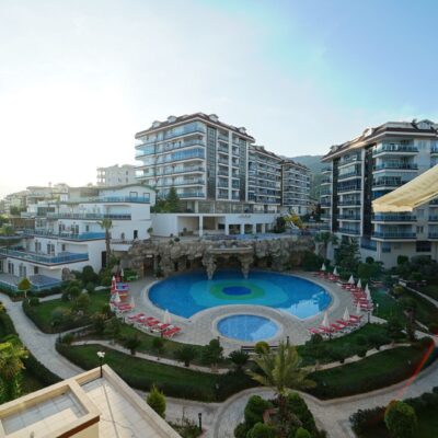 Full Activity Cheap 3 Room Apartment For Sale In Cikcilli Alanya 3
