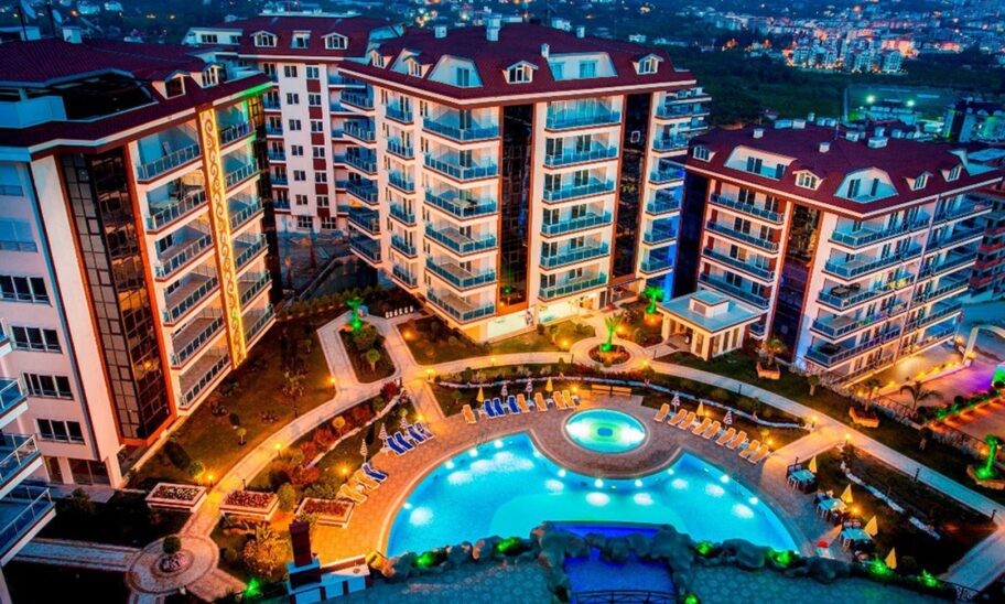 Full Activity Cheap 3 Room Apartment For Sale In Cikcilli Alanya 4