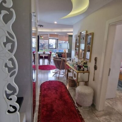 Full Activity Cheap 3 Room Apartment For Sale In Cikcilli Alanya 11