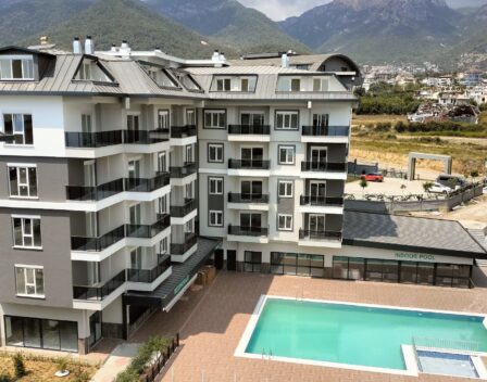 Full Activity Cheap 3 Room Duplex For Sale In Oba Alanya 3