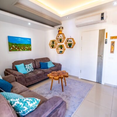 Furnished 3 Room Apartment For Sale In Cikcilli Alanya 4