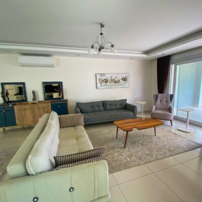 Møbleret 5 værelses haveduplex til salg i Kestel Alanya 2