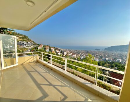 Zeezicht 3 kamer appartement te koop in Bektas Alanya 5