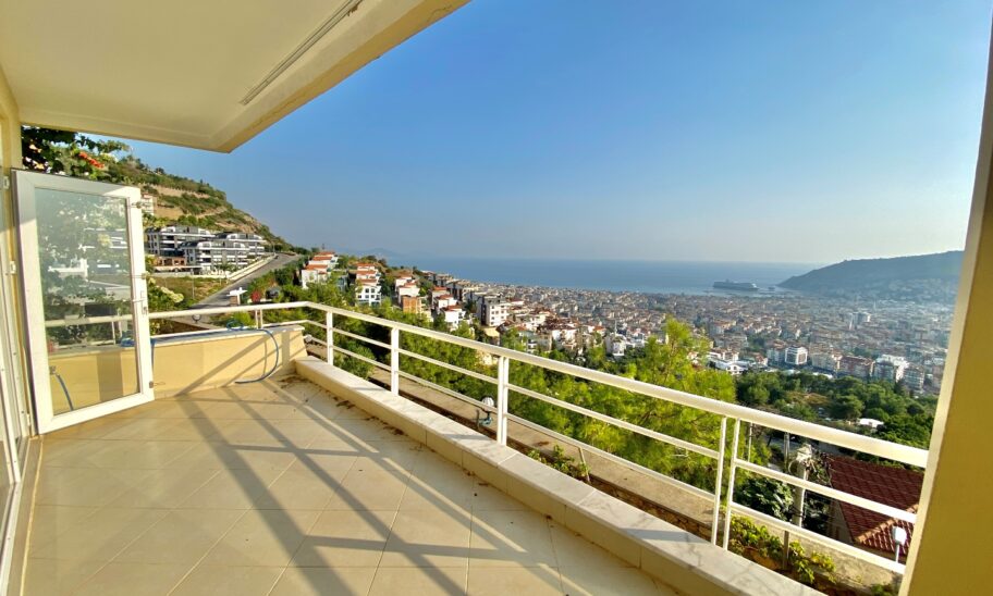 3-pokojowe mieszkanie z widokiem na morze na sprzedaż w Bektas Alanya 5