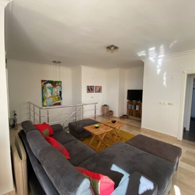 Umeblowany 4-pokojowy apartament z widokiem na morze na sprzedaż w Tosmur Alanya 2
